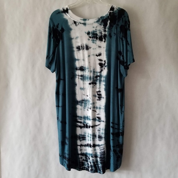 Wassimo Hi-Lo Scoop Neck Short Sleeve Tunic L - Picture 2 of 4